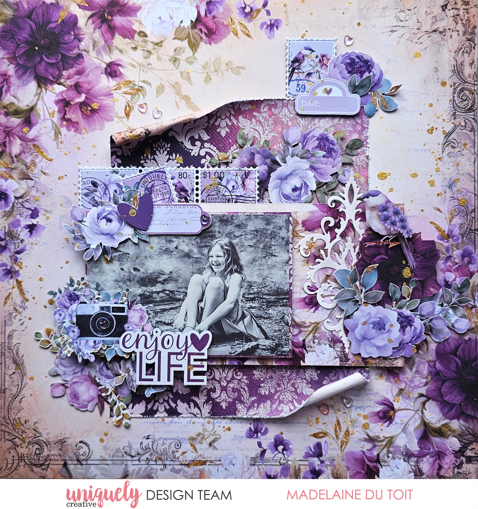 Romantic Damask Die