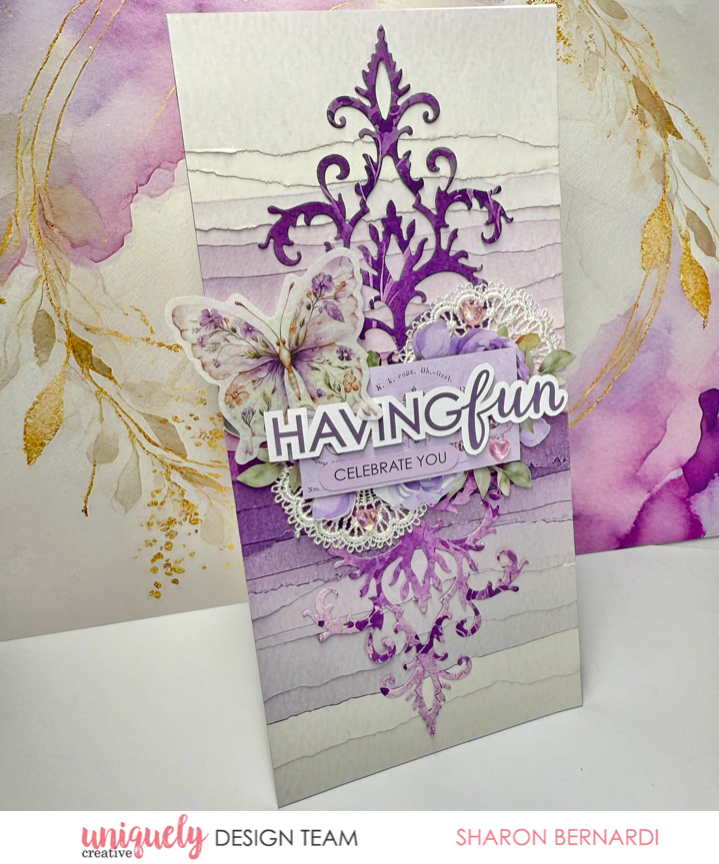 Romantic Damask Die