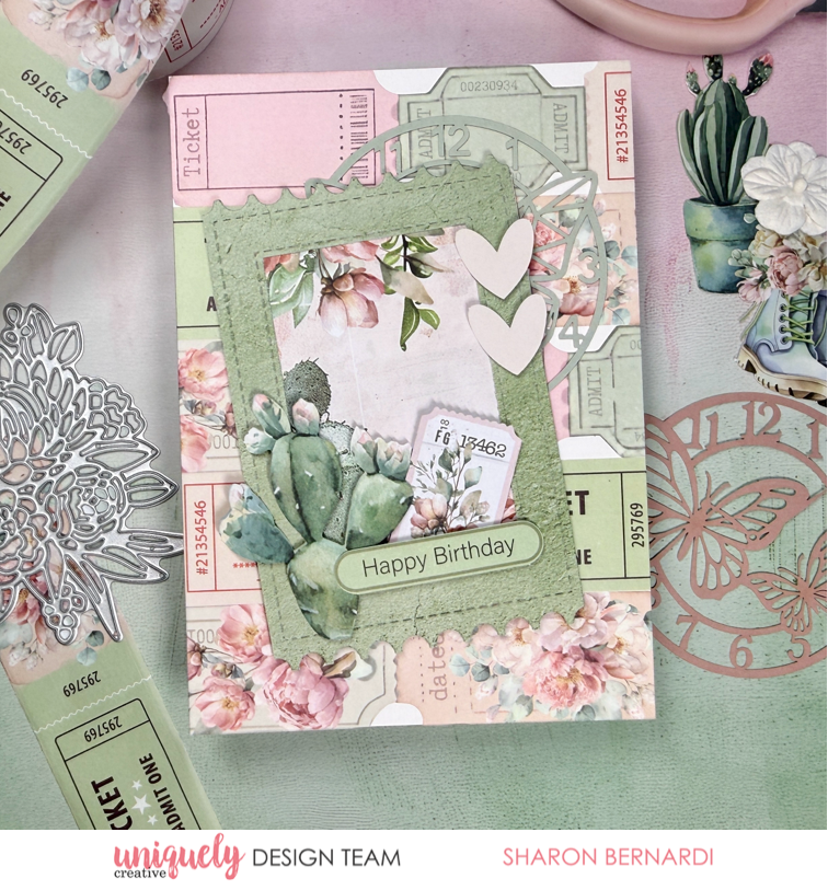 Folding Ticket Frame Die