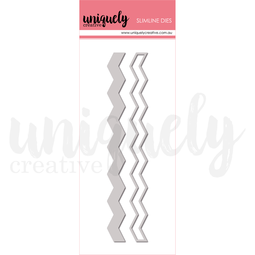Slimline Chevron Strip Die