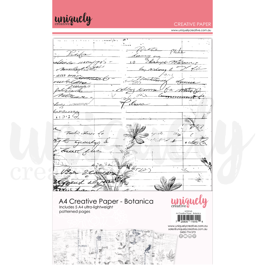 A4 Creative Paper - Botanica