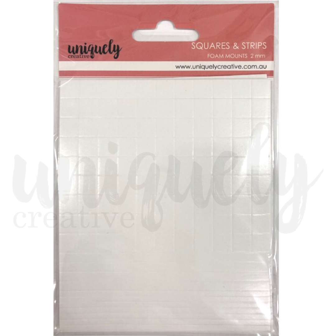 Foam Mounts Squares & Strips 2mm