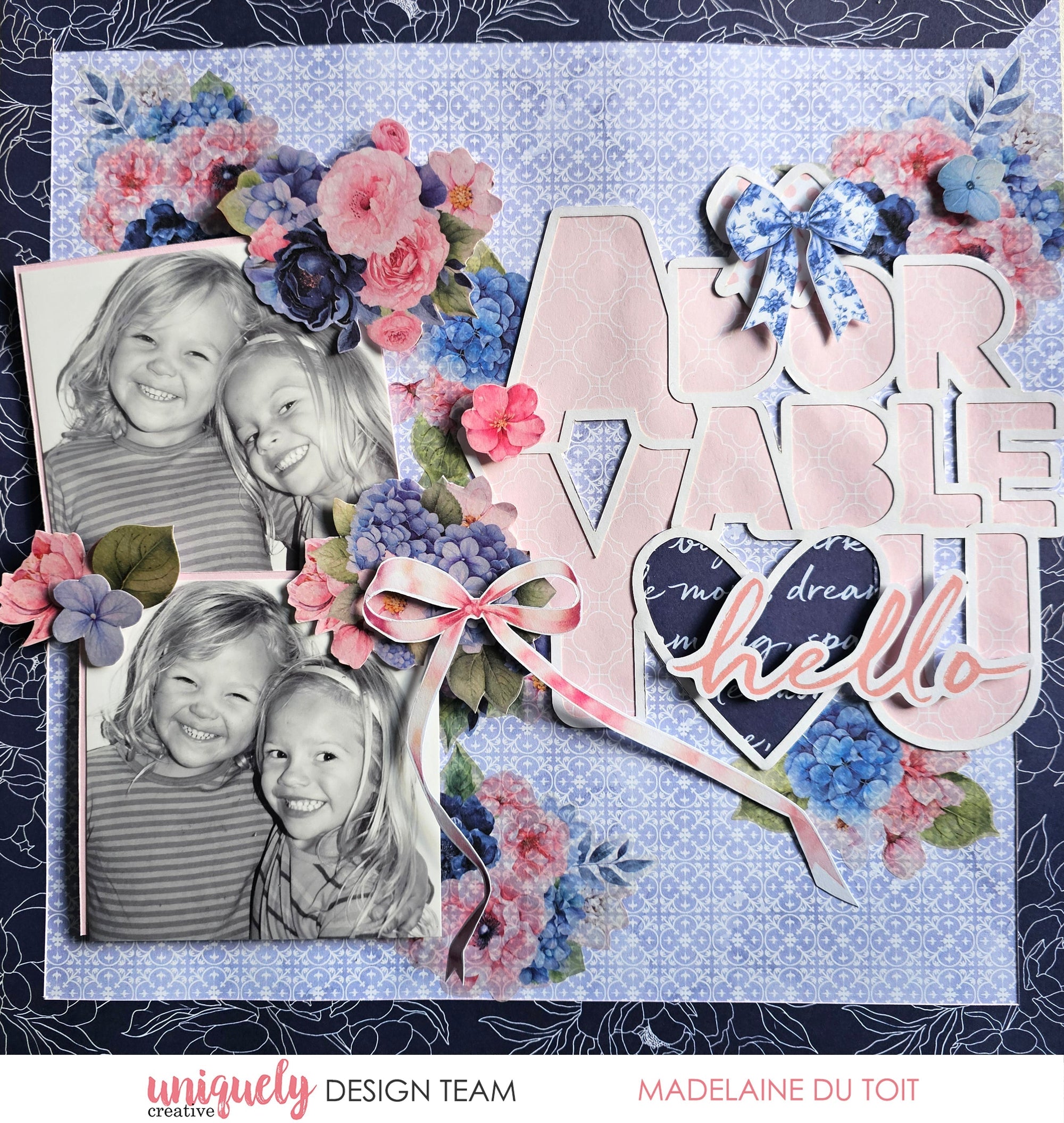 ADORABLE YOU LAYOUT - MADELAINE DU TOIT