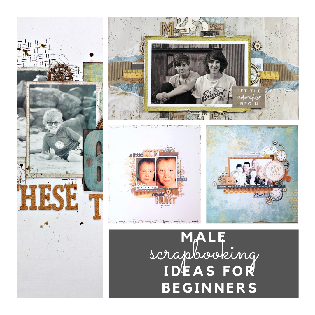 Male Scrapbooking Ideas for Beginners