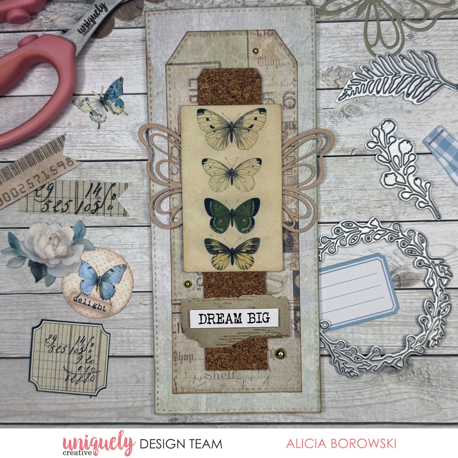 DREAM BIG CARD TUTORIAL - ALICIA BOROWSKI