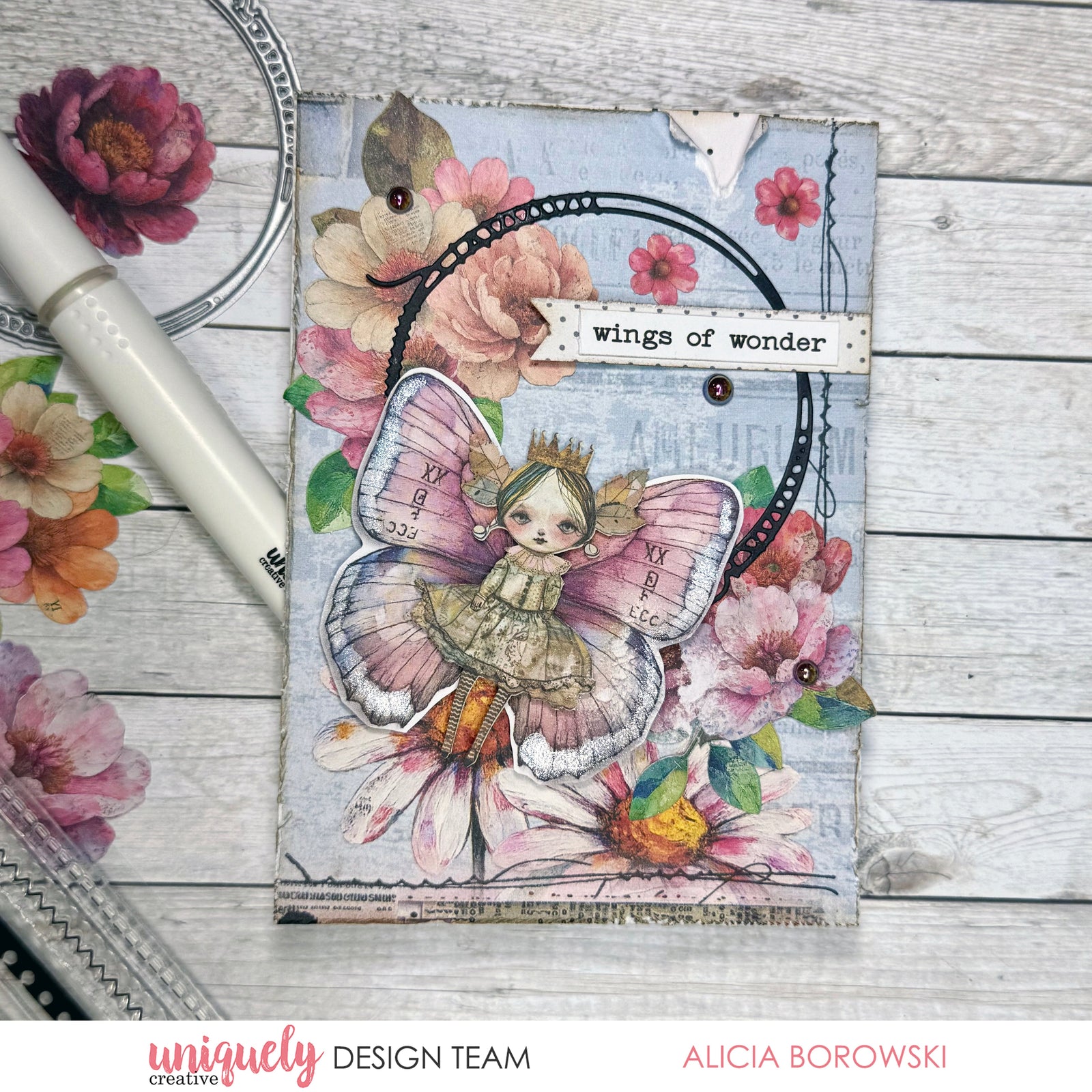 DRESSED IN DAYDREAMS CARD INSPIRATION - ALICIA BOROWSKI