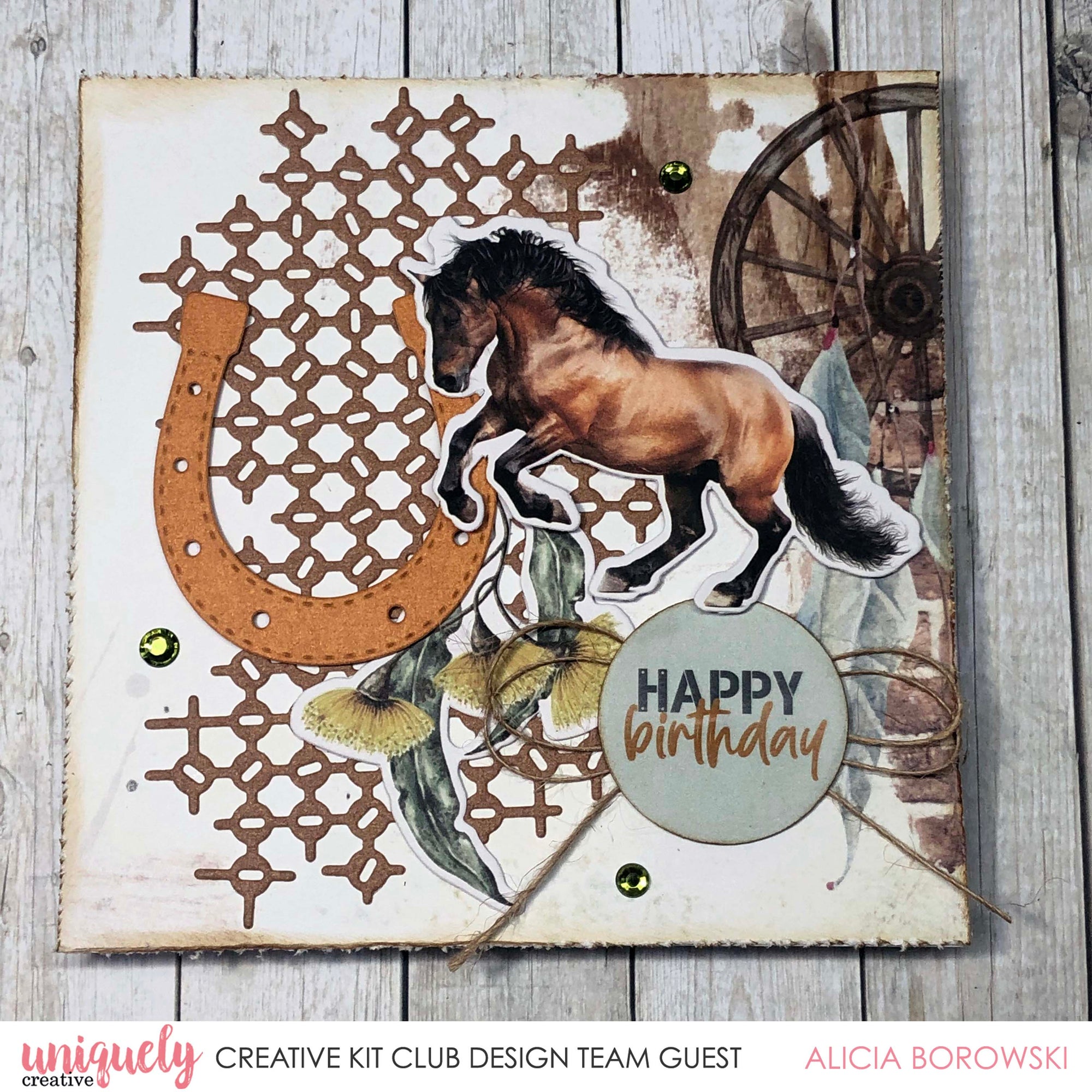 Happy Birthday Tutorial + Bonus Card - Alicia Borowski