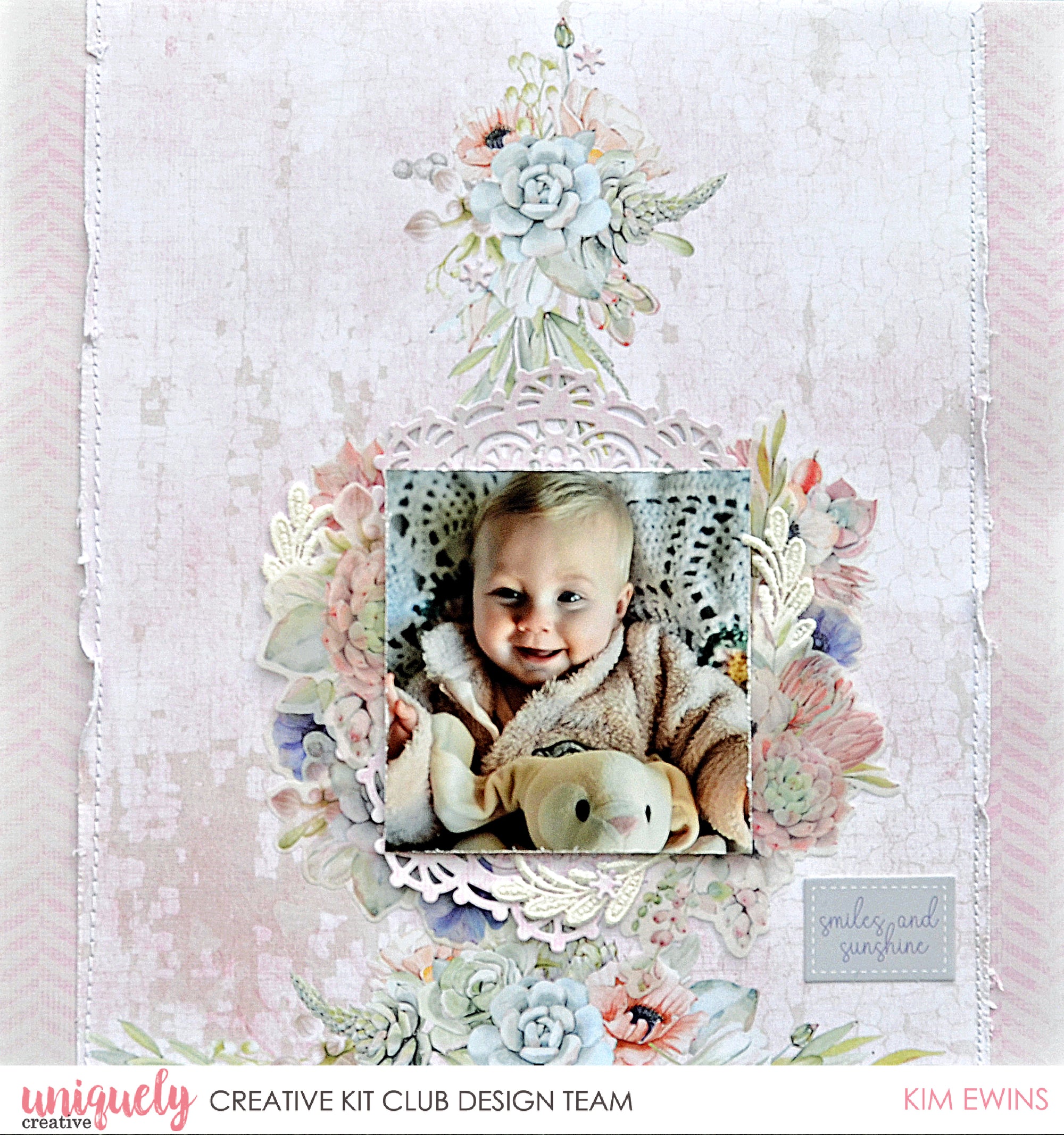 Smiles & Sunshine Tutorial - Kim Ewins