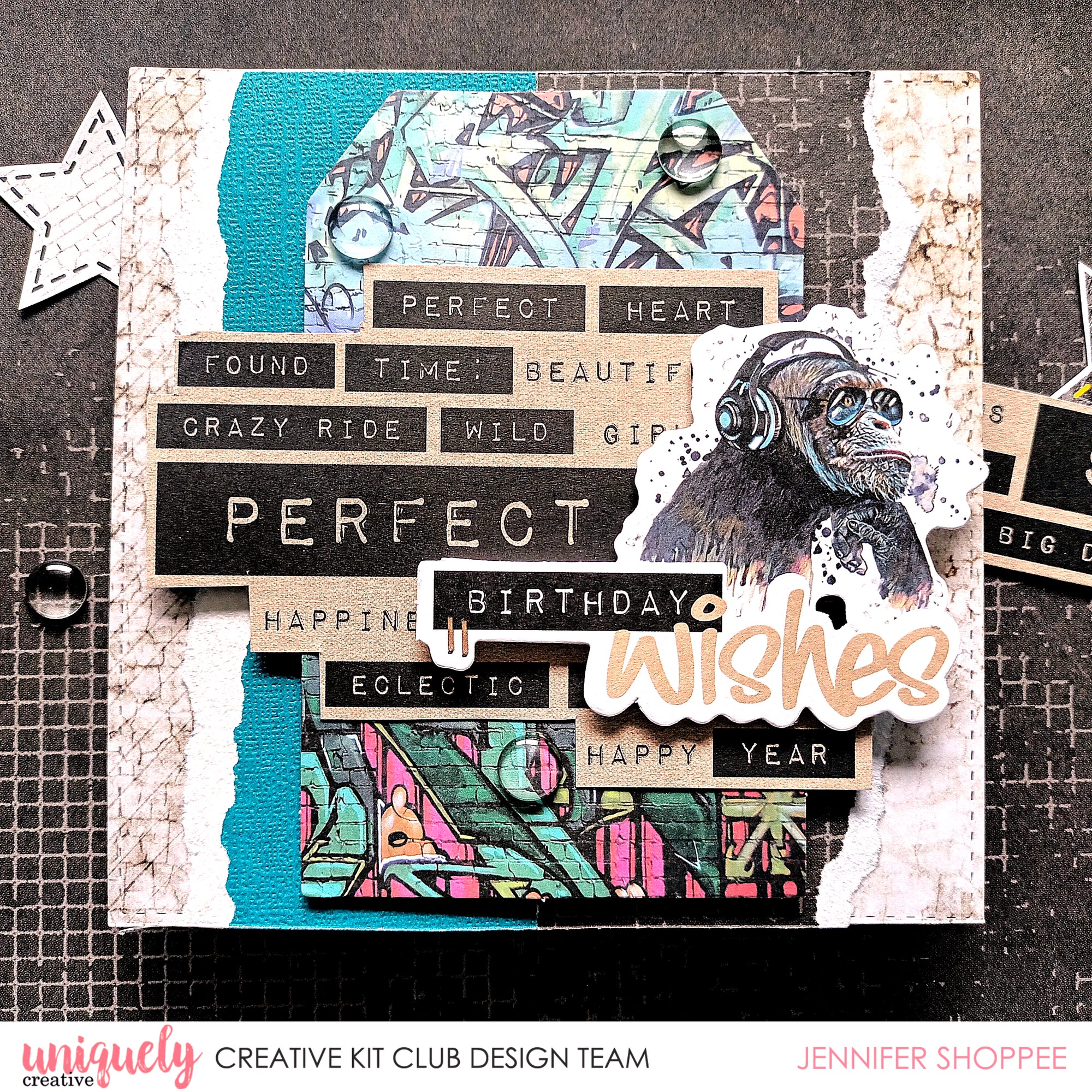 Birthday Wishes Tutorial - Jennifer Shoppee