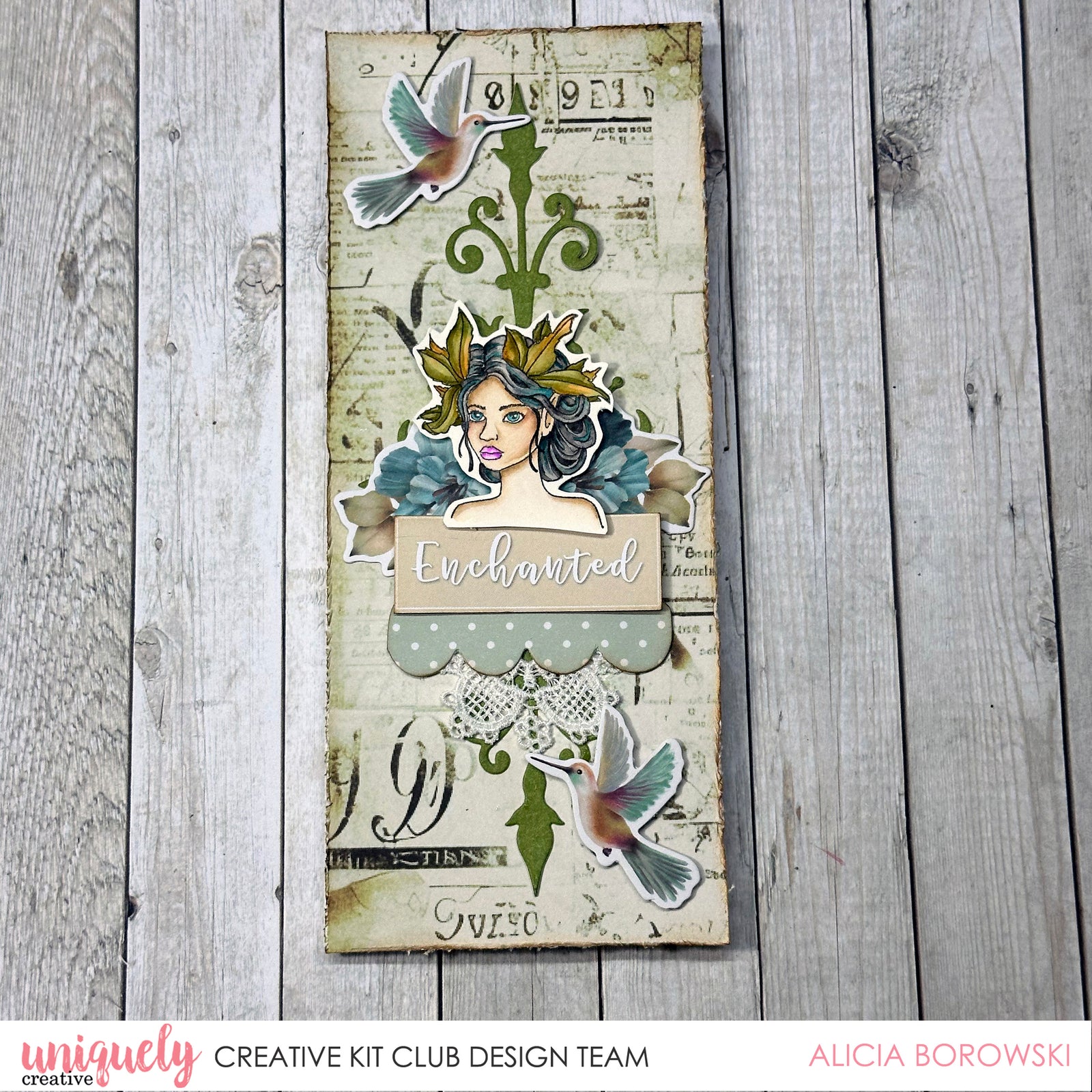 ENCHANTED CARD TUTORIAL - ALICIA BOROWSKI