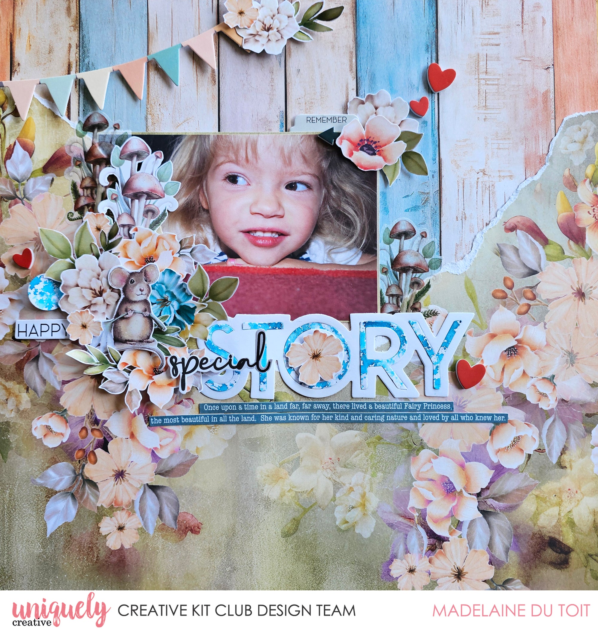 SPECIAL STORY LAYOUT TUTORIAL - MADELAINE DU TOIT
