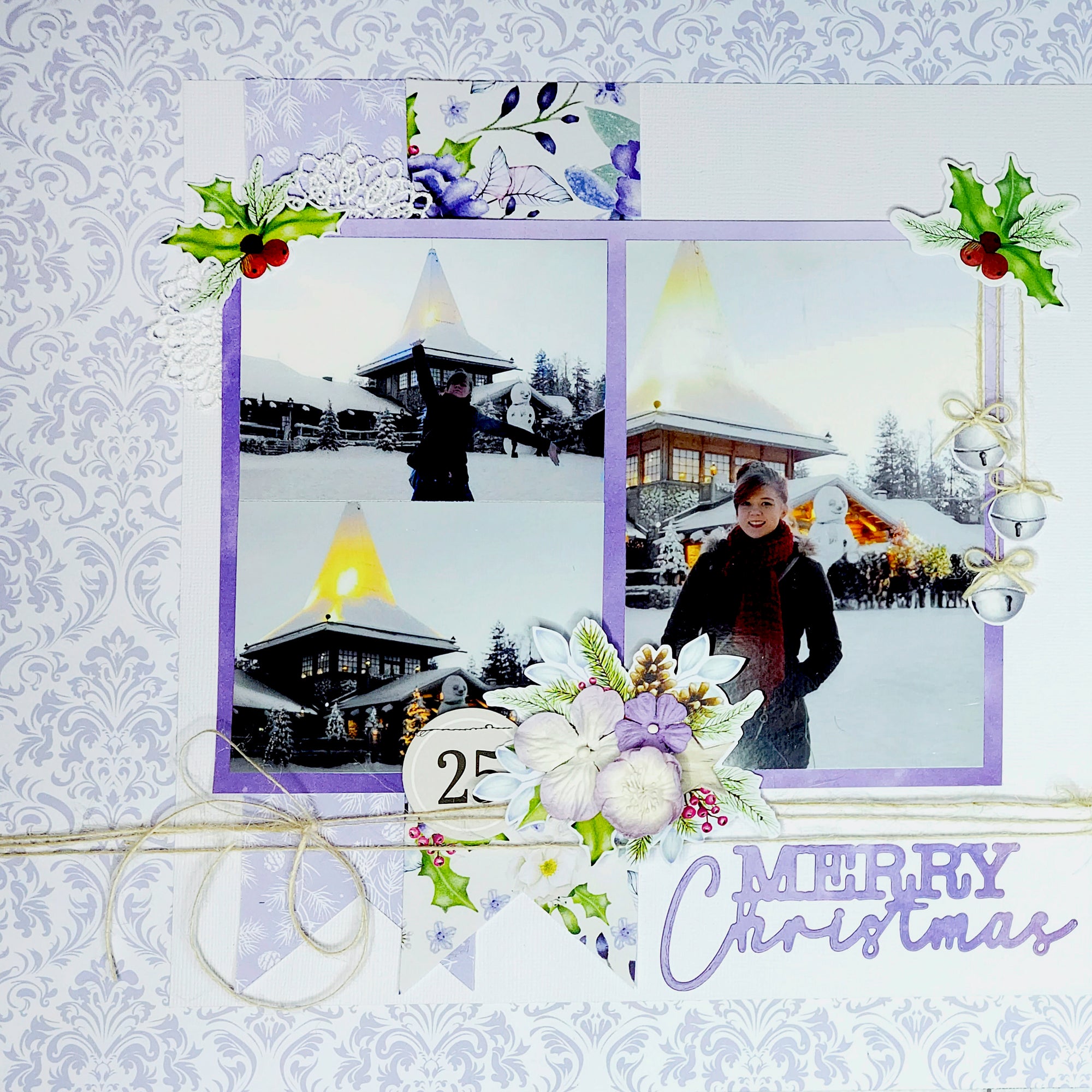 Magic of Christmas Double Page Layout - Paula Saunders