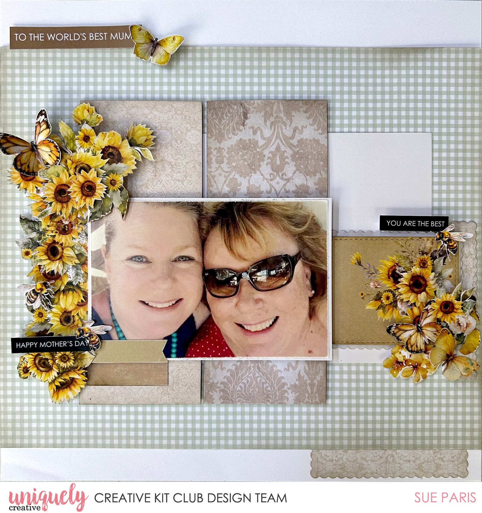 Mother's Day Layout - Sue Paris