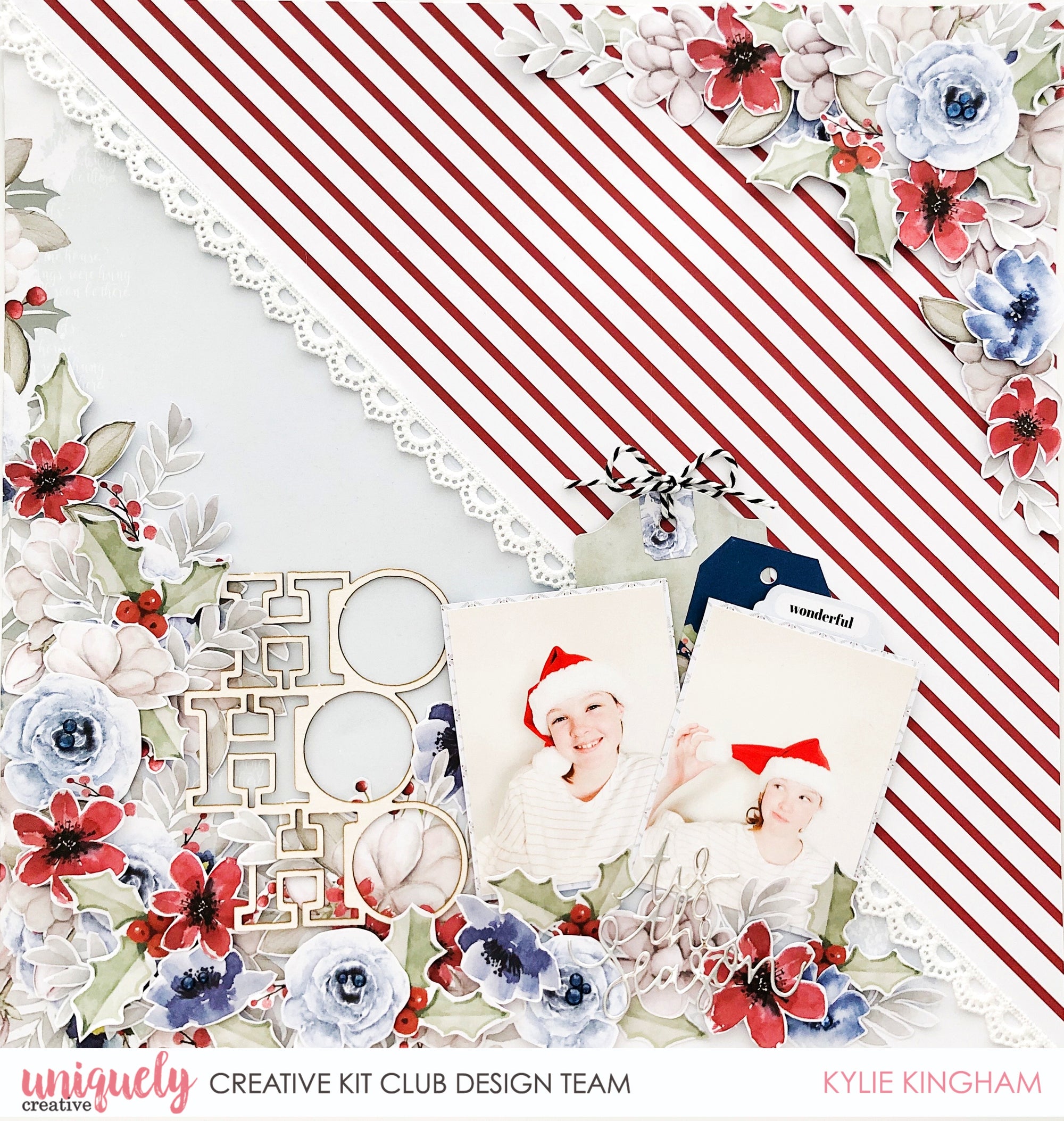 Scrapping Christmas Morning Layouts