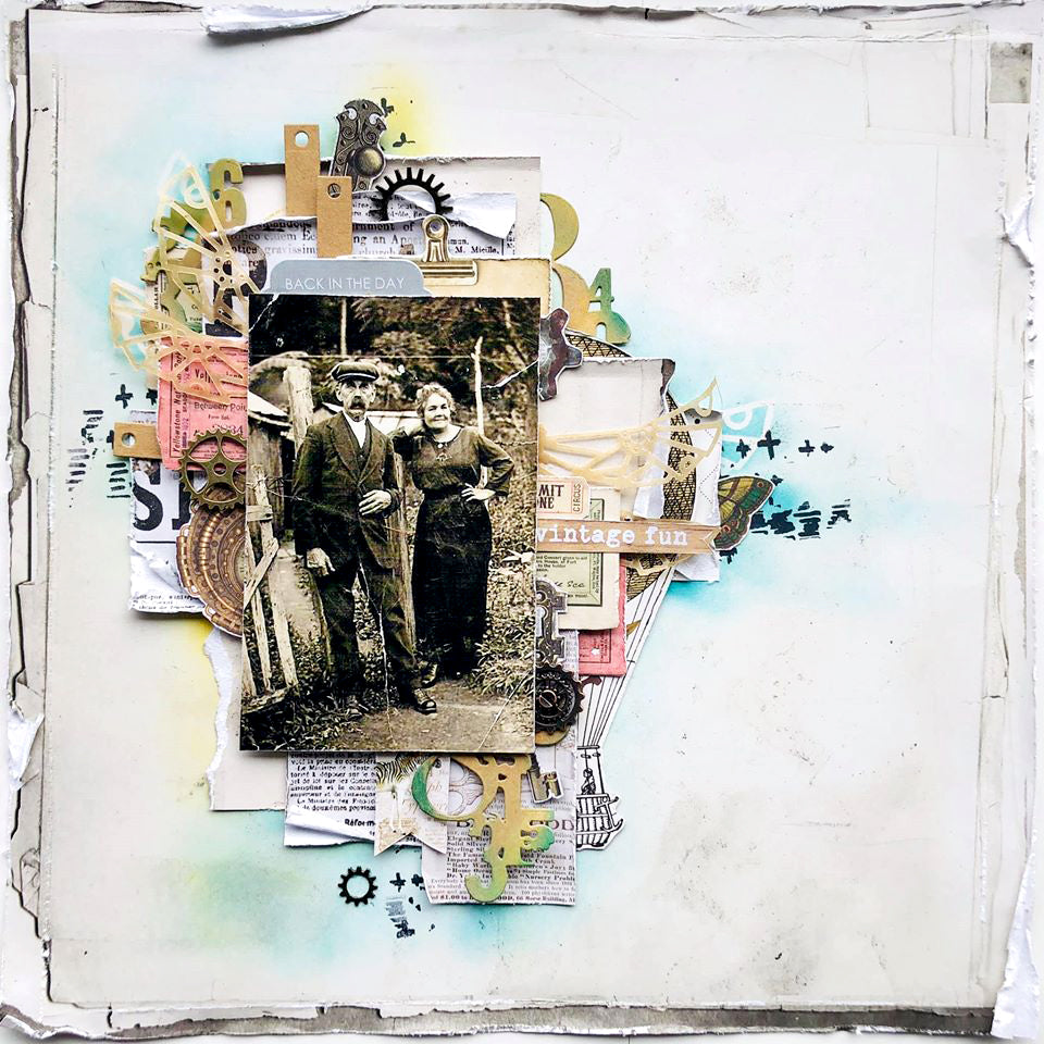 Vintage Fun Layout - Tracey Schulz