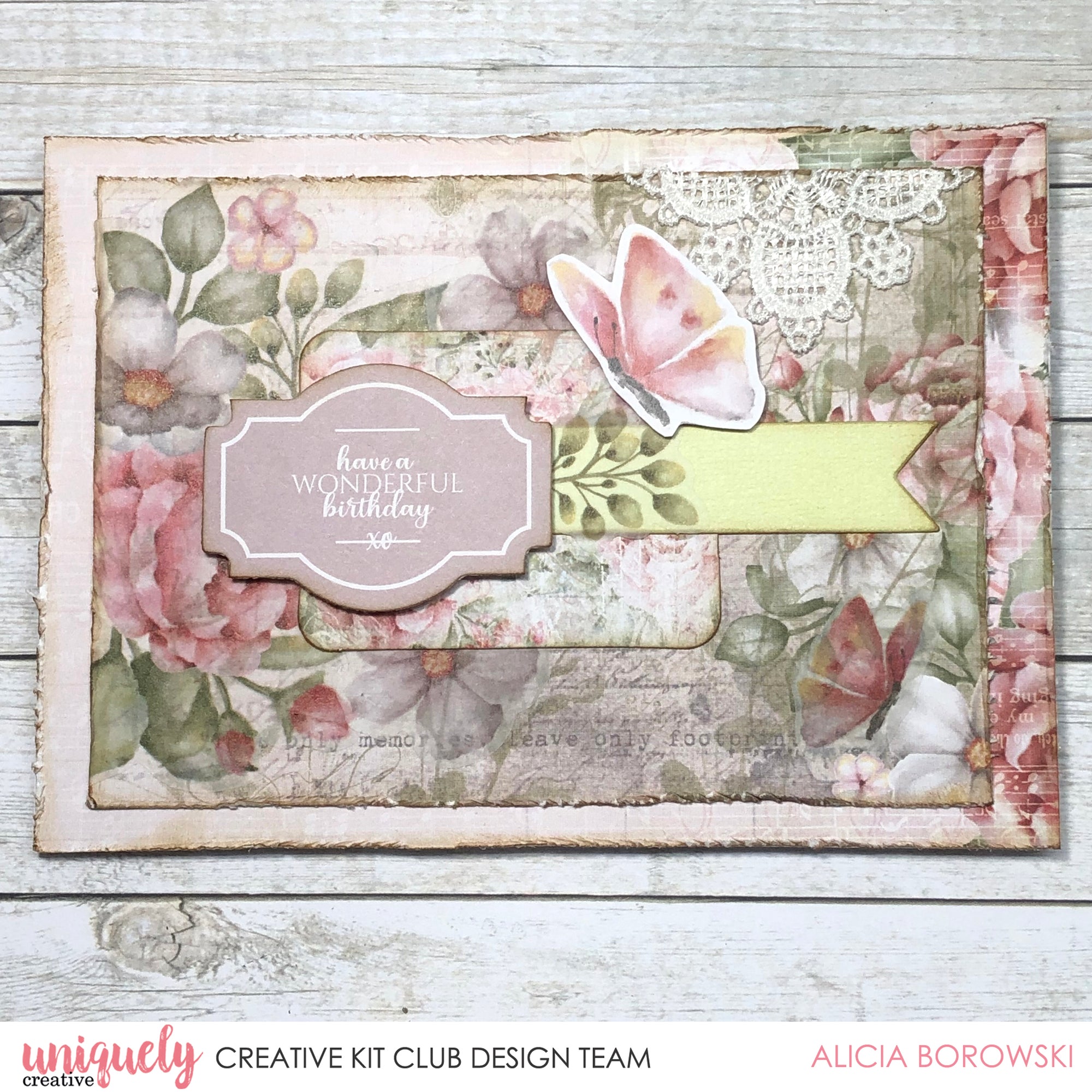 Wonderful Birthday Tutorial - Alicia Borowski