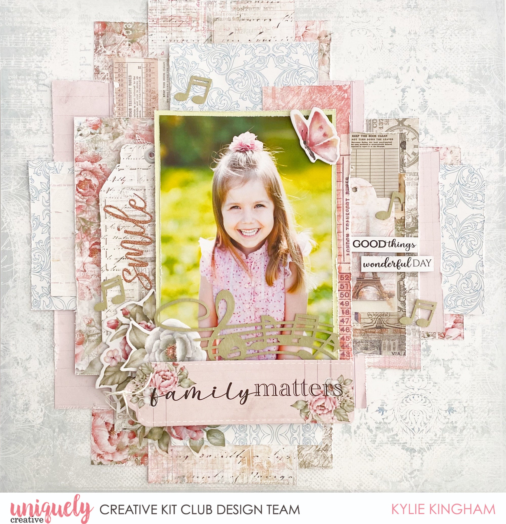How to use lots of layers to create a beautiful scrapbook