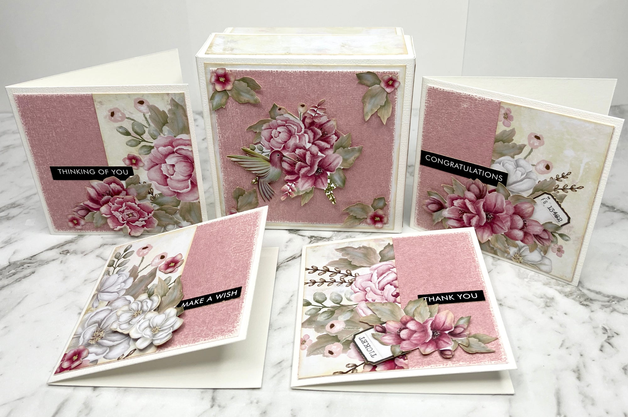Sweet Magnolia Set Of Cards - Ngaire Ashdown