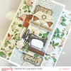 Happy Birthday Card with Vintage Sewing Machine