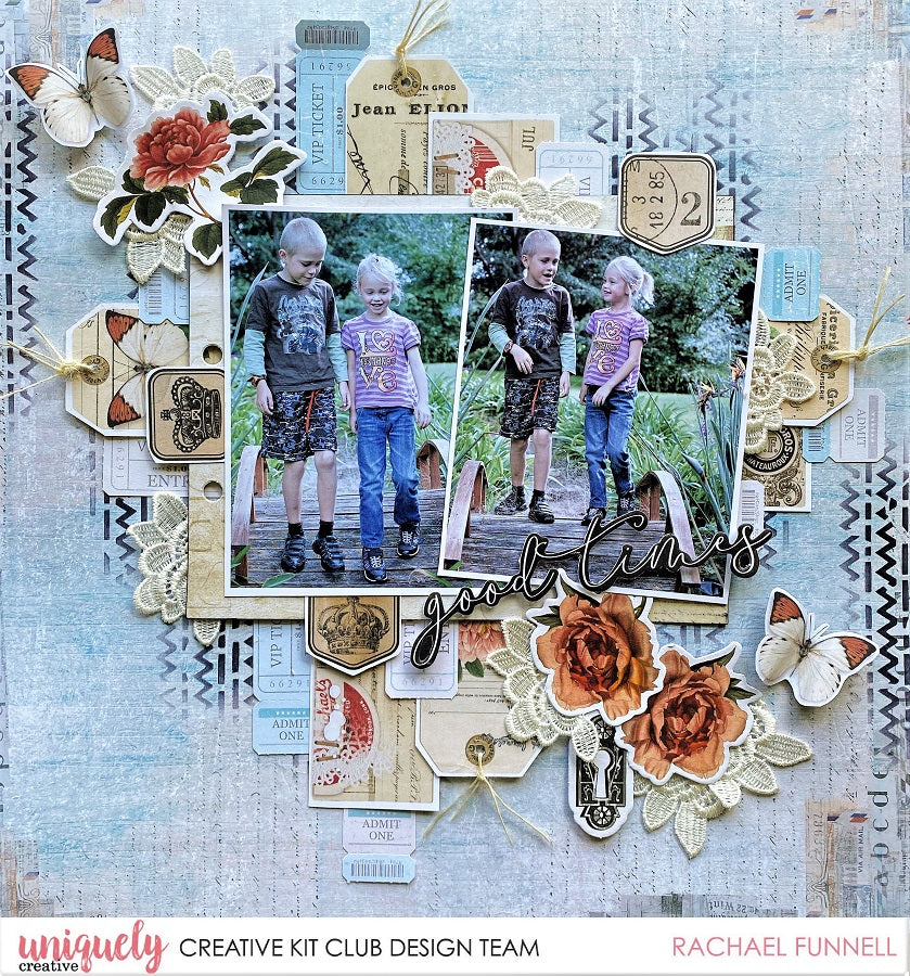 Creating scrapbooking layouts of your family - Rachell Funnell