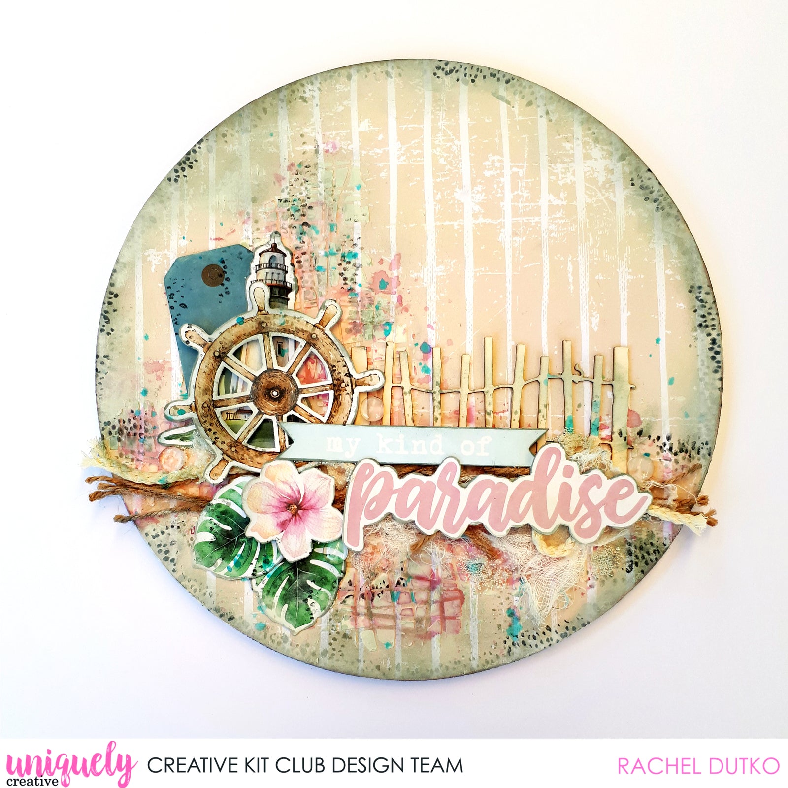 My Kind of Paradise Canvas - Rachel Dutko