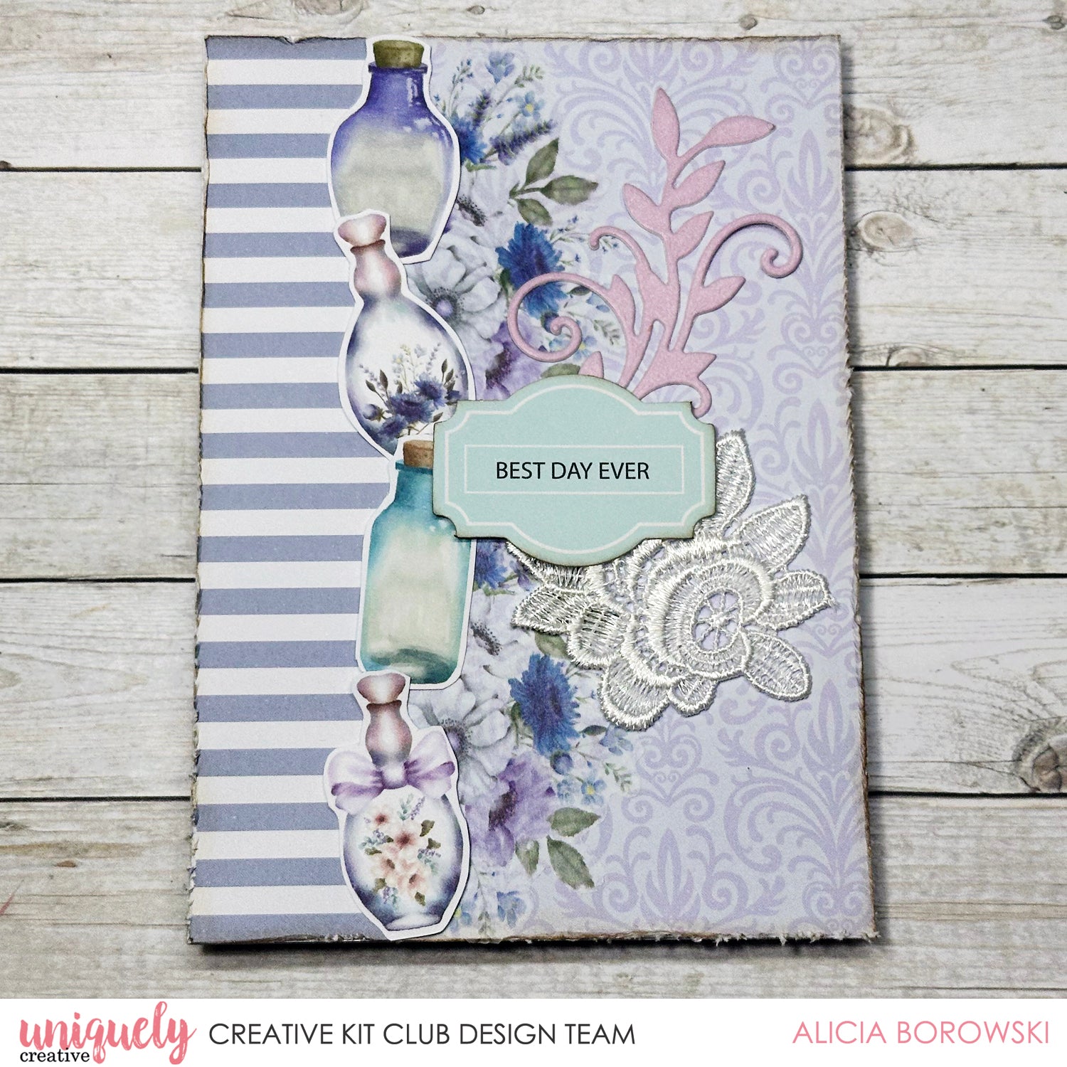 Best Day Ever Card Tutorial - Alicia Borowski