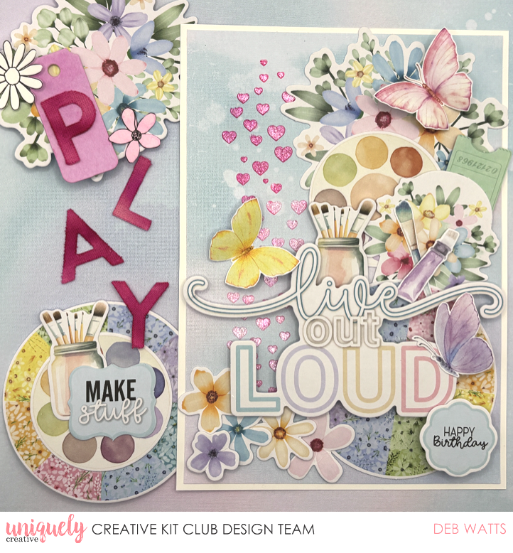 LIVE OUT LOUD CARD - DEB WATTS