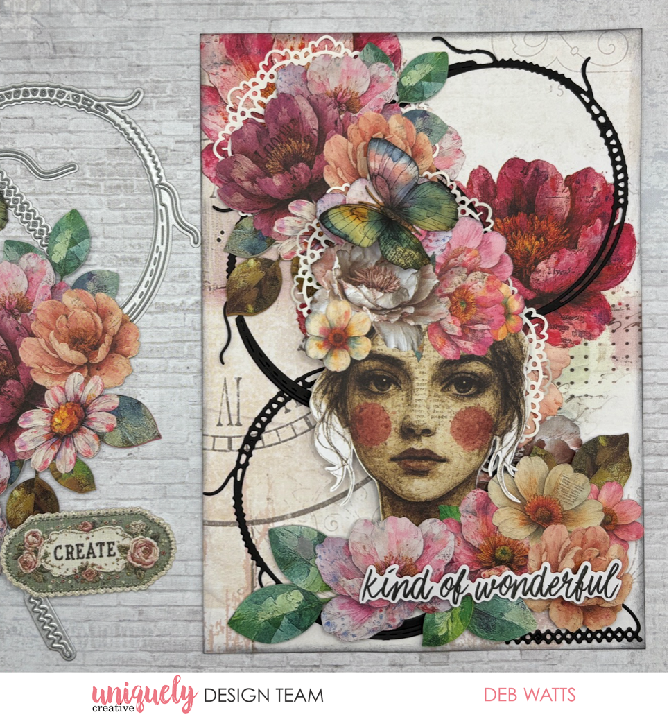 KIND OF WONDERFUL CARD TUTORIAL - DEB WATTS