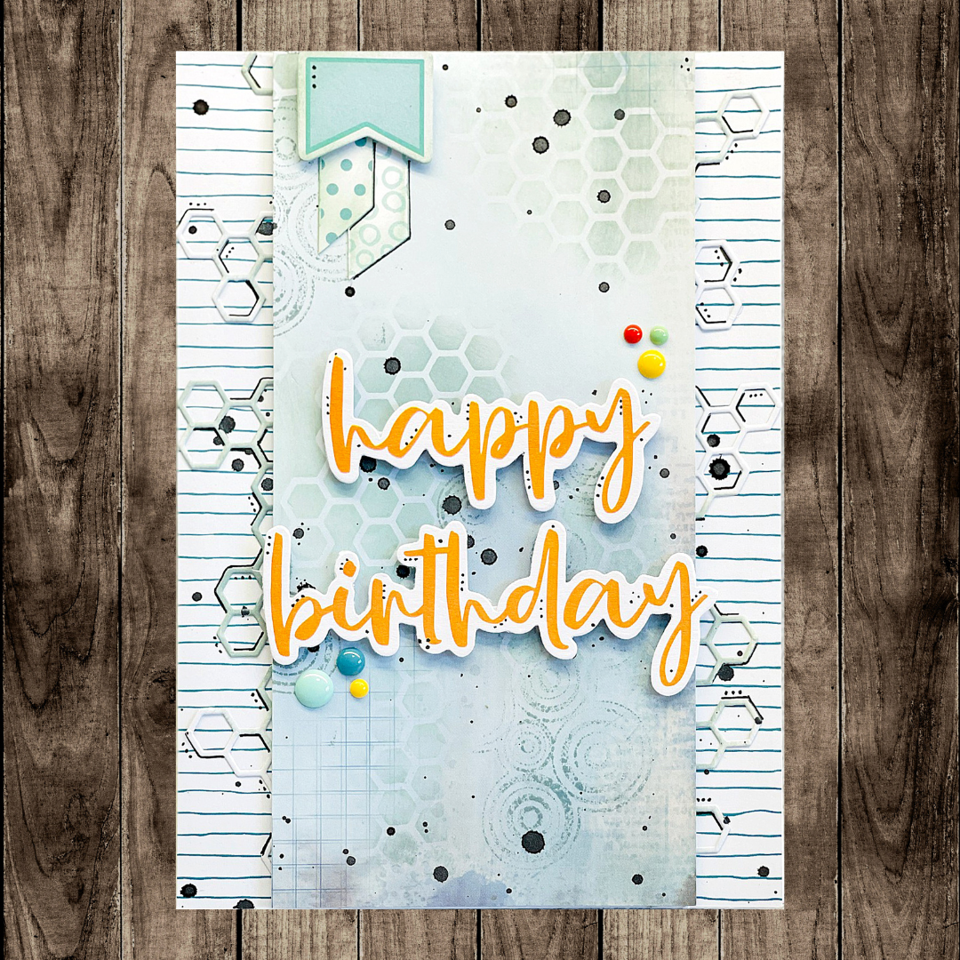 Happy Birthday Card Tutorial - Jo Herbert