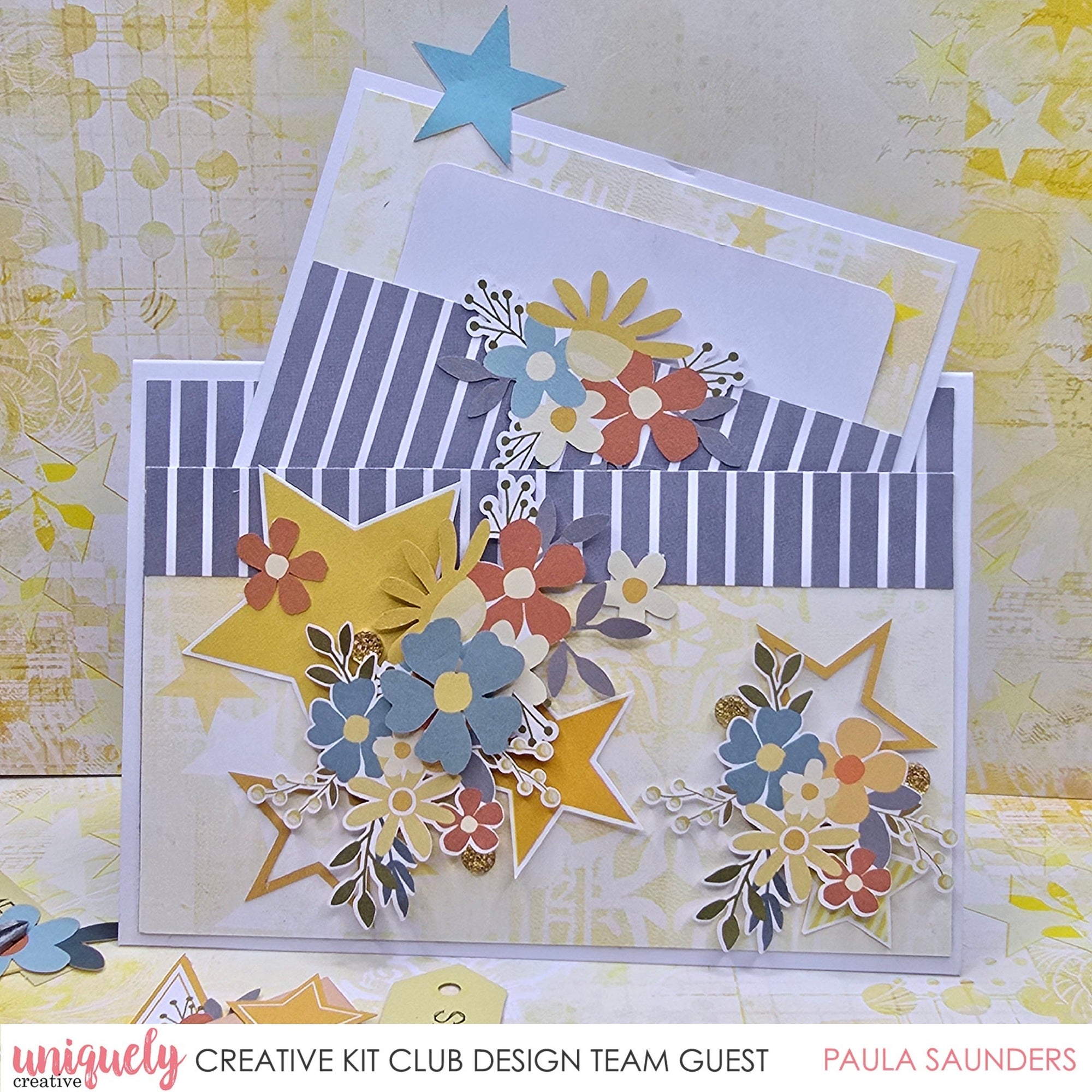 HIDDEN POCKET CARD TUTORIAL - PAULA SAUNDERS