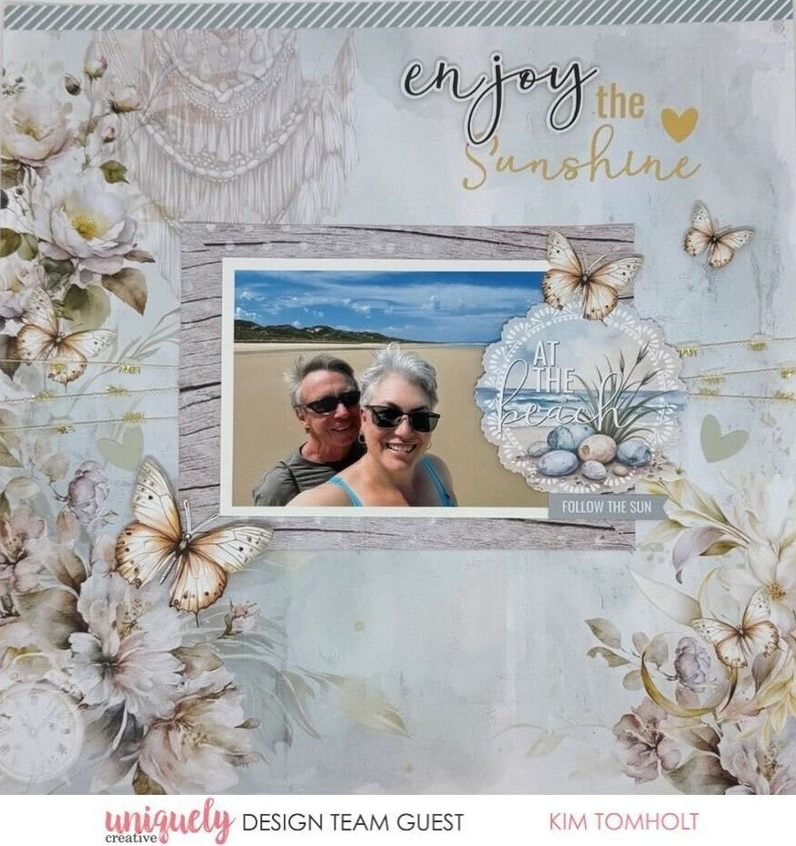 ENJOY THE SUNSHINE LAYOUT - KIM TOMHOLT