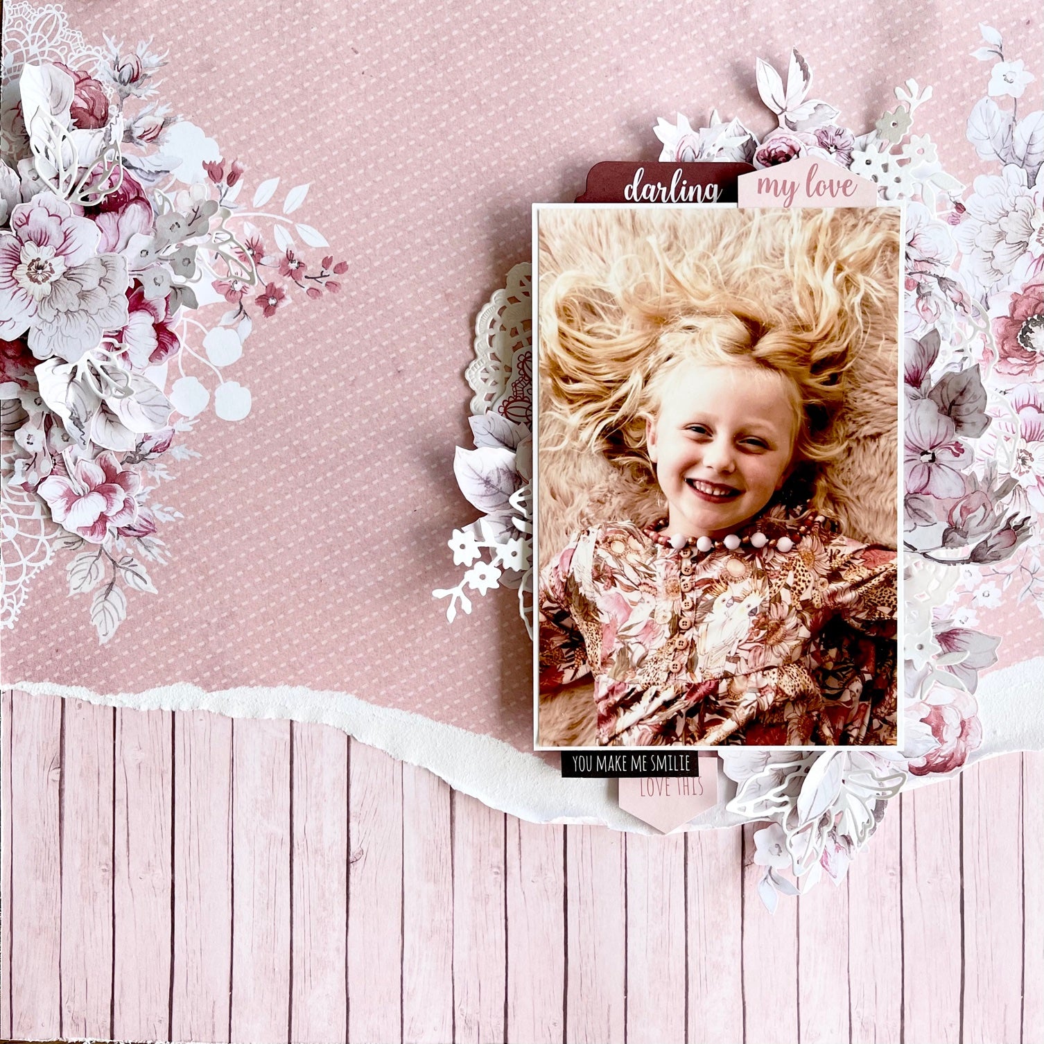 Scrapbook with Lots of Layers - Tracey Schulz