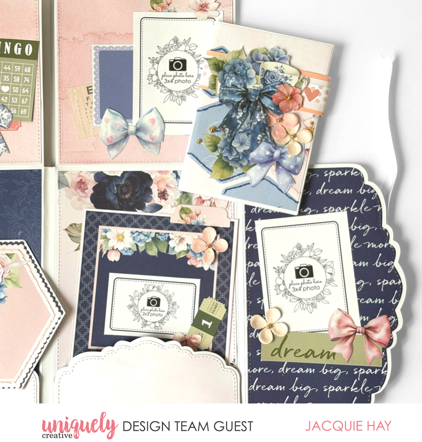 INDIGO BLOOM FLIP FOLIO ALBUM INSPIRATION