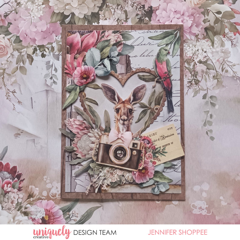 KANGAROO HEART CARD TUTORIAL - JENNIFER SHOPPEE