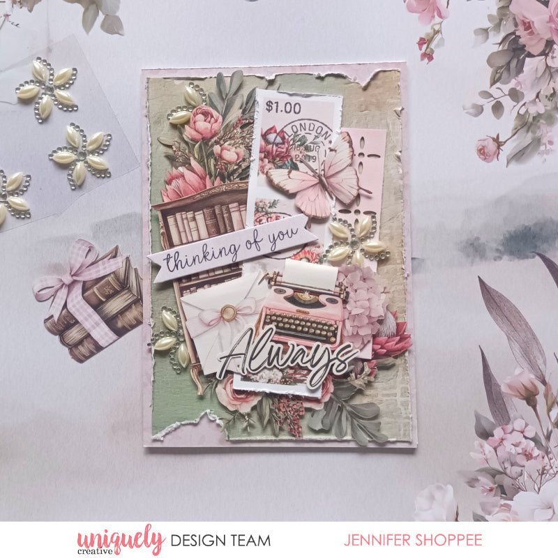 THINKING OF YOU ALWAYS CARD TUTORIAL - JENNIFER SHOPPEE