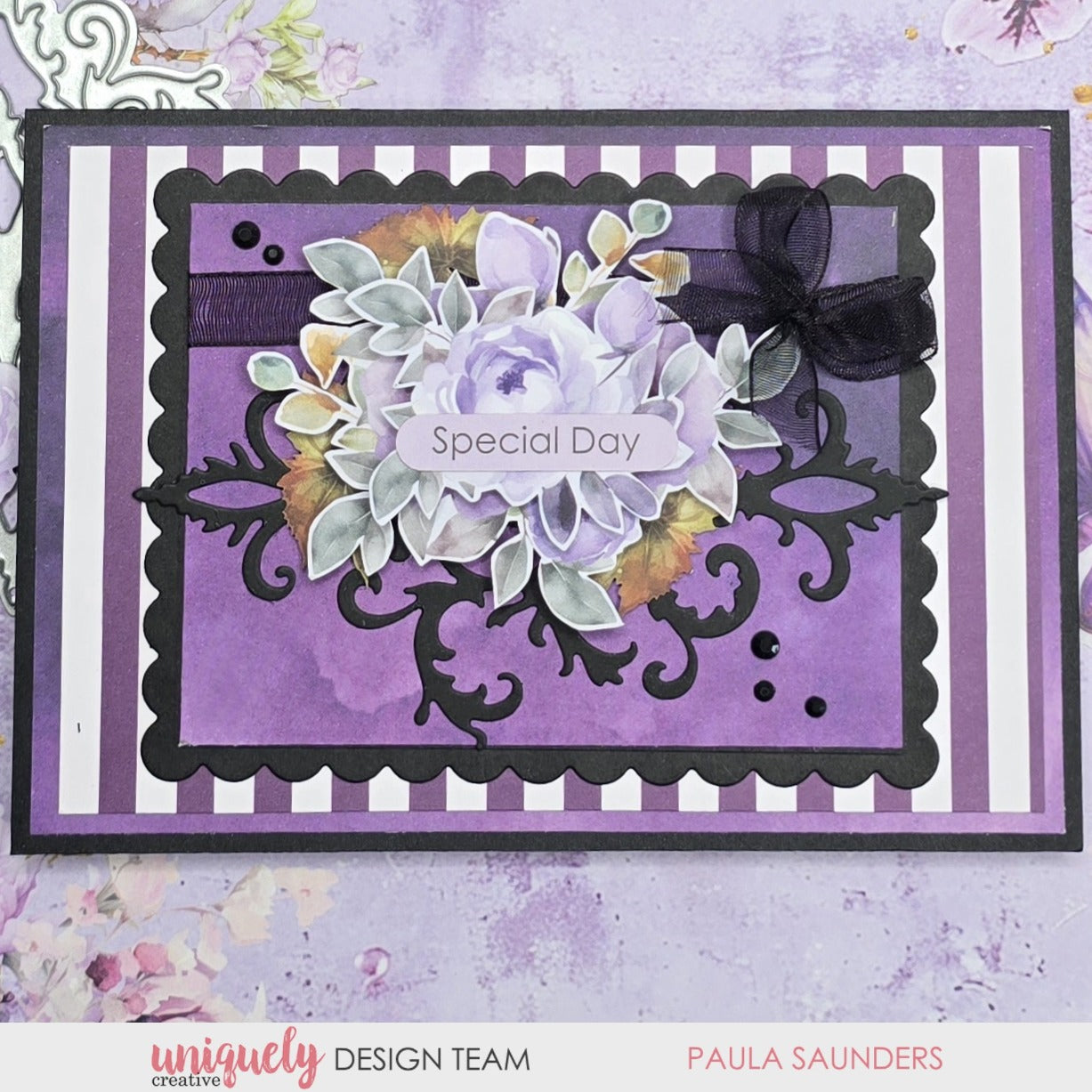 JUST BECAUSE CARD - PAULA SAUNDERS