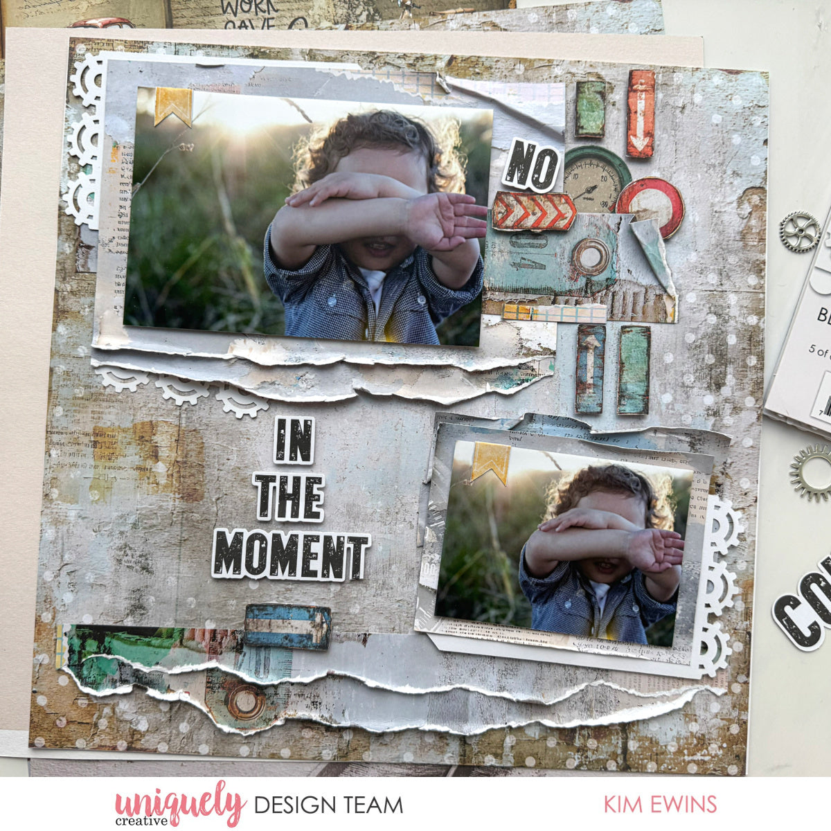IN THE MOMENT LAYOUT - KIM EWINS