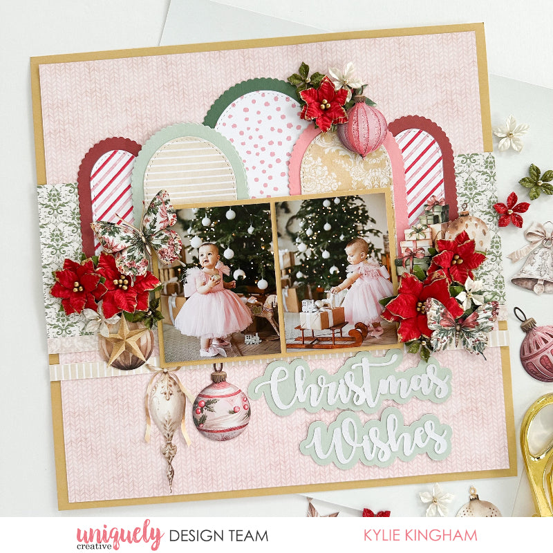 CHRISTMAS WISHES LAYOUT - KYLIE KINGHAM