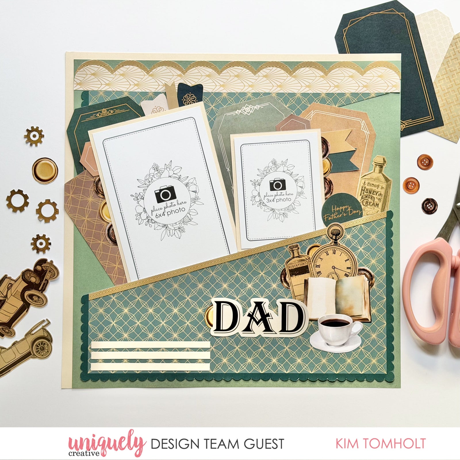 FATHER'S DAY LAYOUT - KIM TOMHOLT