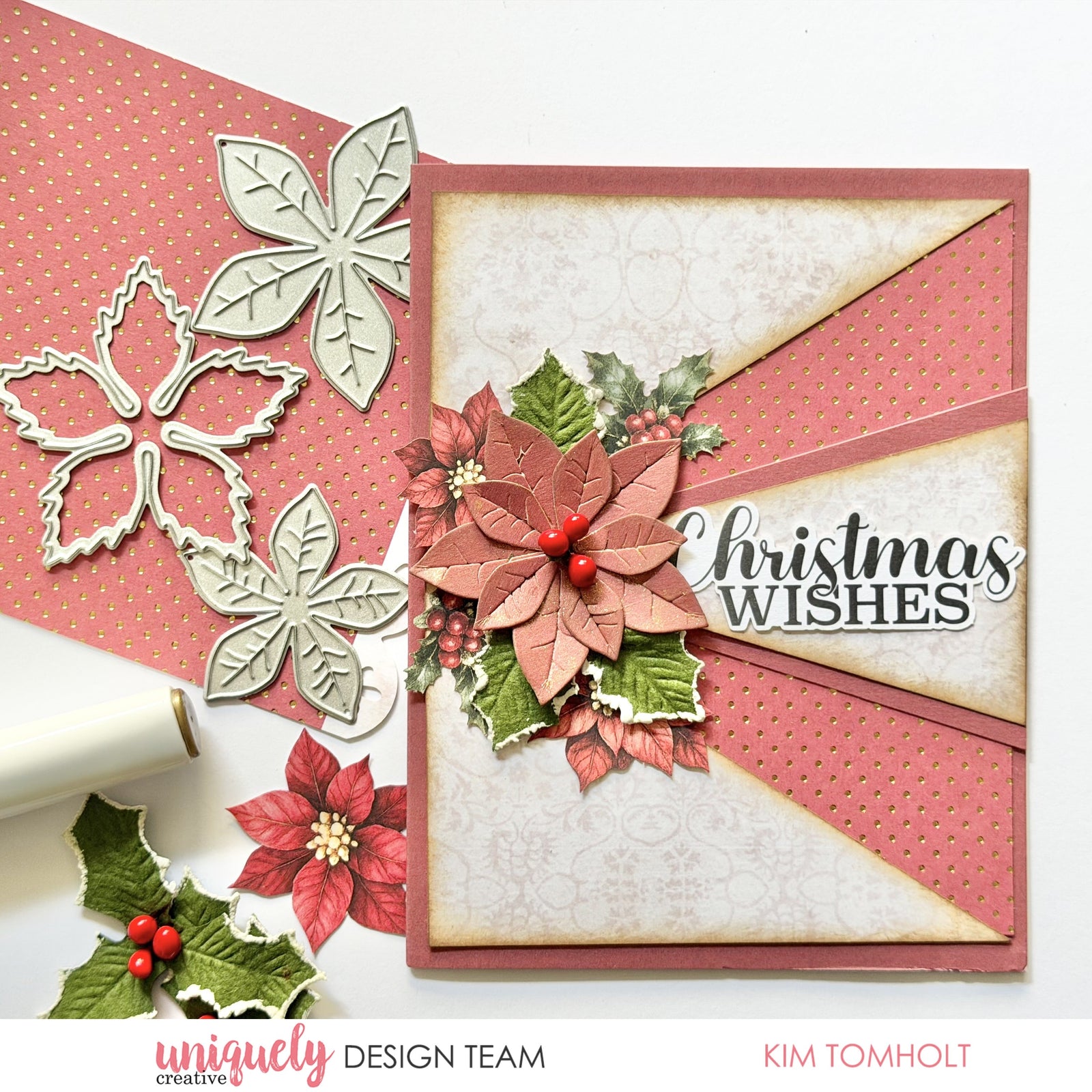 CHRISTMAS WISHES CARD - KIM TOMHOLT