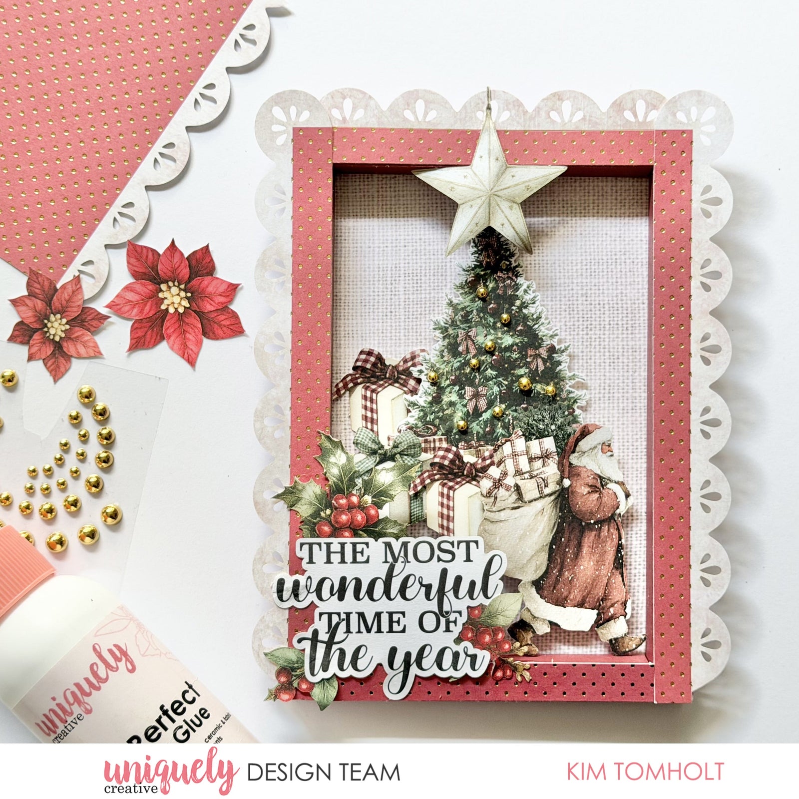 SHADOW BOX CARD TUTORIAL - KIM TOMHOLT
