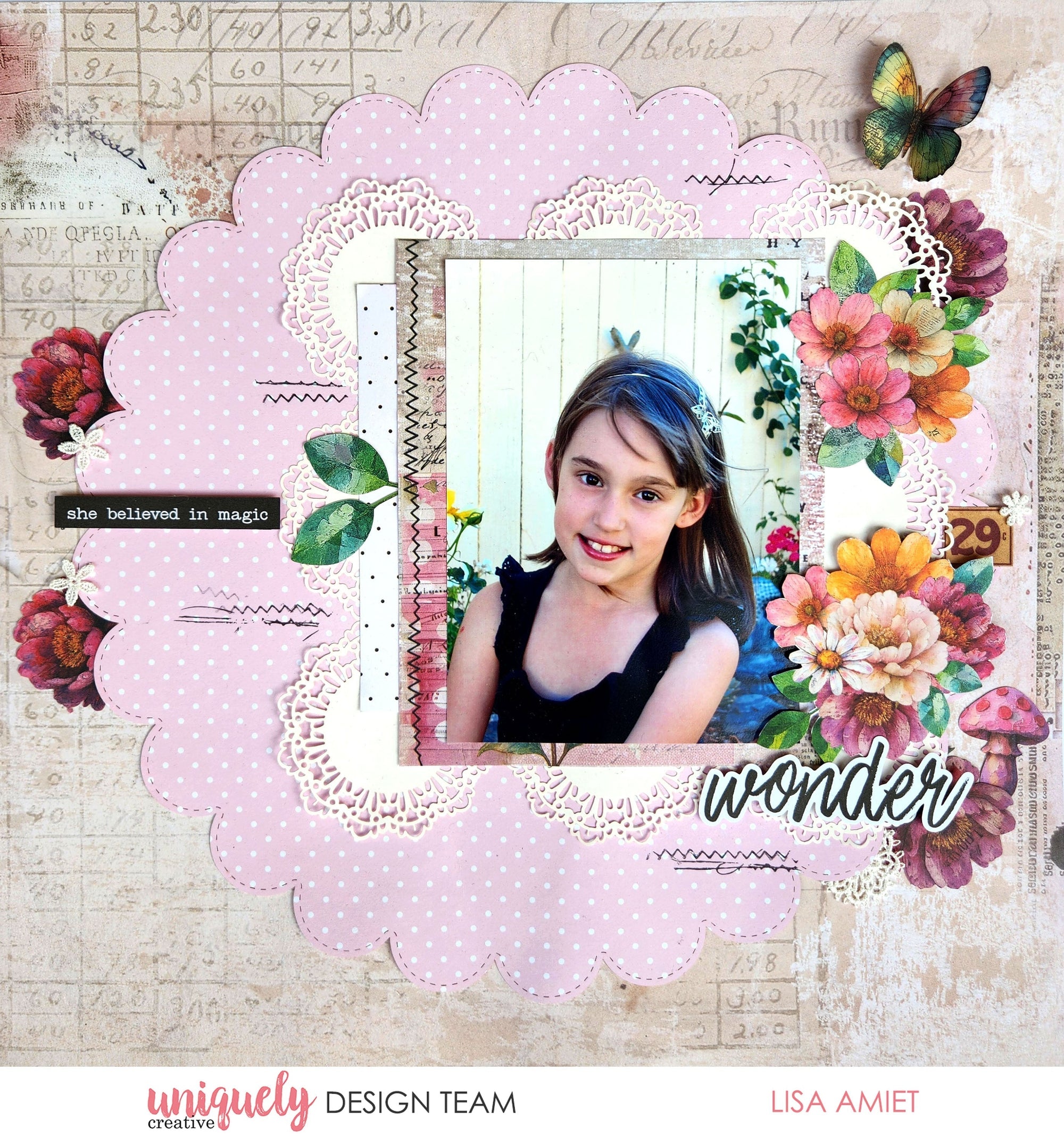 WONDER LAYOUT TUTORIAL - LISA AMIET