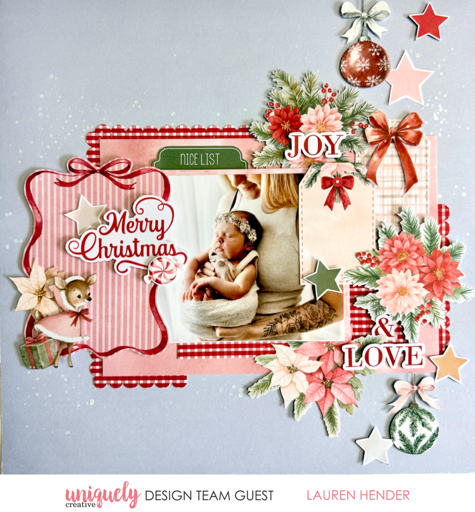 JOY AND LOVE LAYOUT - LAUREN HENDER