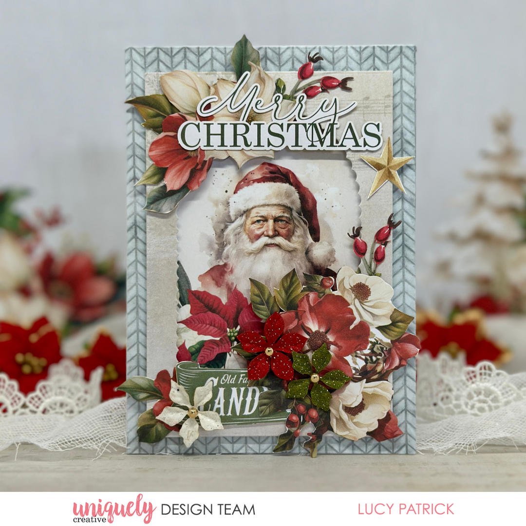 SANTA CARD TUTORIAL - LUCY PATRICK