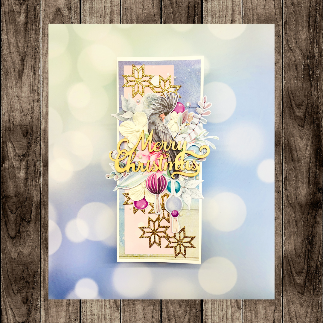 Layered Slimline Christmas Tutorial - Jo Herbert