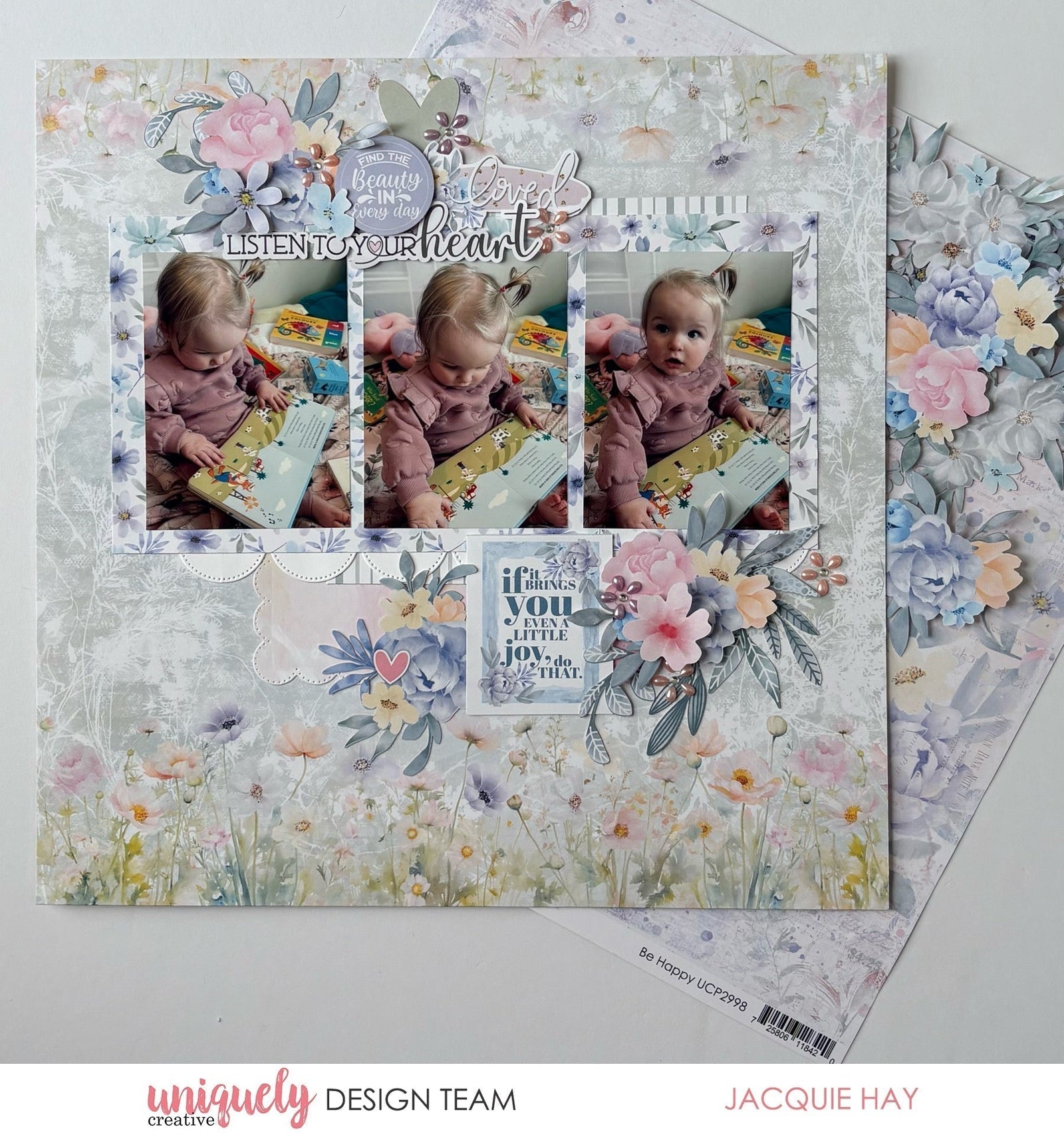 LISTEN TO YOUR HEART LAYOUT TUTORIAL - JACQUIE HAY