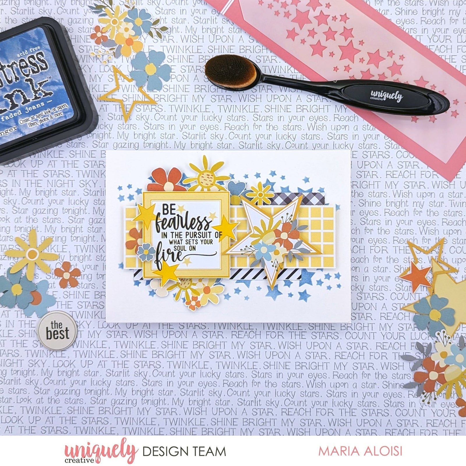 BE FEARLESS CARD TUTORIAL - MARIA ALOISI