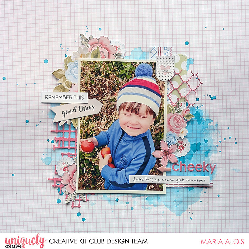 CHEEKY BOY LAYOUT - MARIA ALOISI