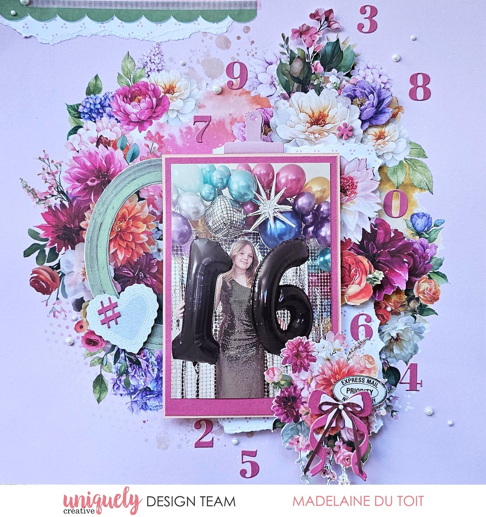 NUMBERS LAYOUT - MADELAINE DU TOIT