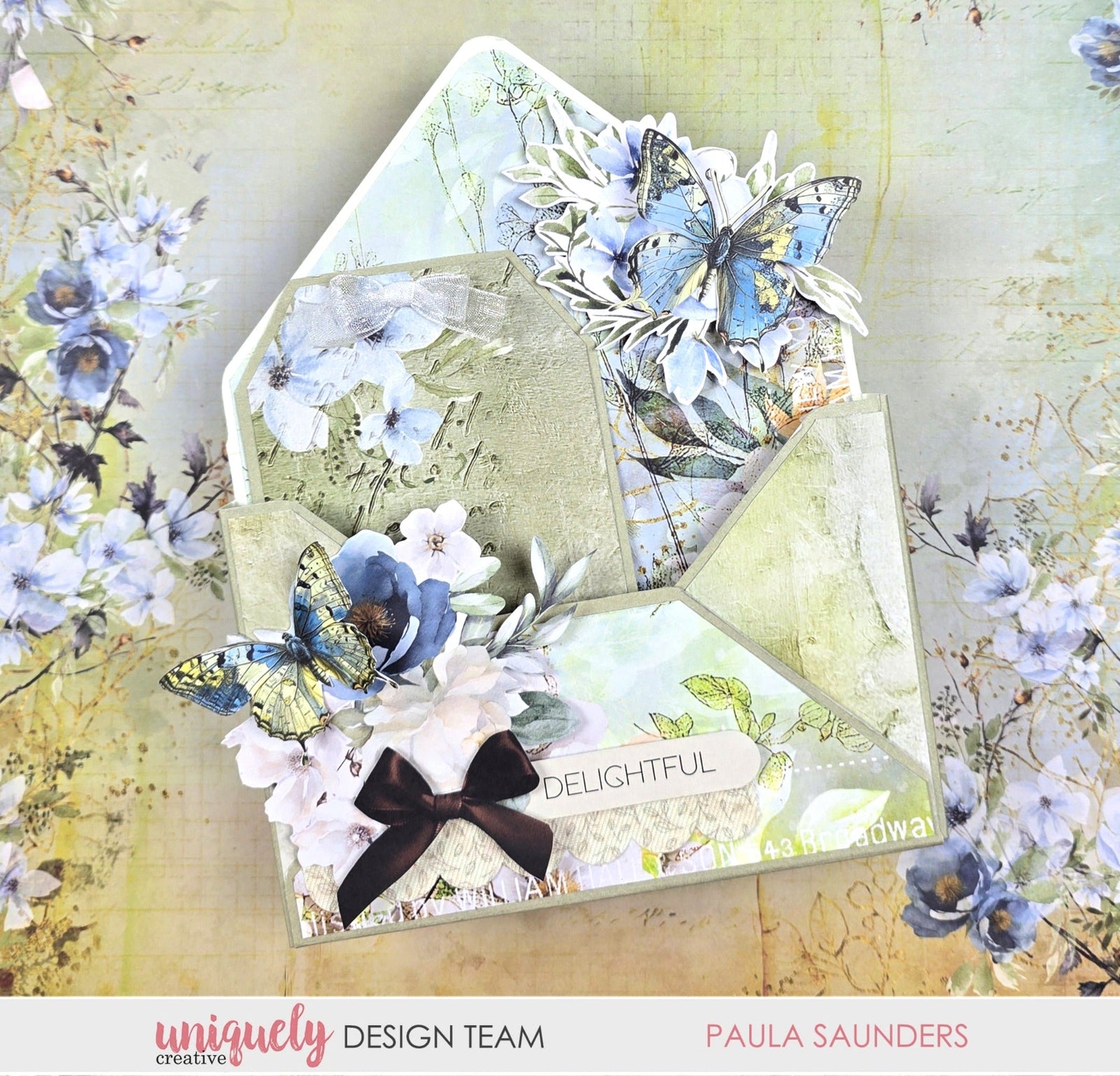ENVELOPE BOX CARD - PAULA SAUNDERS